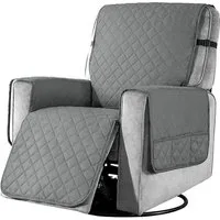 ANYSUN Sesselschoner Liegesofa Sesselbezug, Sesselschoner mit Taschen Sesselüberwurf, Wasserdicht,Anti-Schmutz Waschbar Sesselschutz für Hunde Haustiere