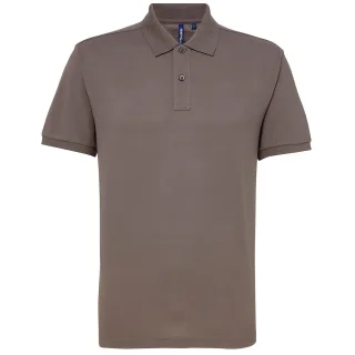 Asquith & Fox Herren Kurzarm Performance Blend Polo Shirt (Schiefer)