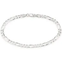 Bruno Banani Armband Schmuck Geschenk Silber 925 Armschmuck Armkette Figarokette