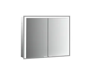 emco LED-Lichtspiegelschrank Prime 3 Unterputz, 1200 mm, 2-türig Rückwand weiß, 949717305 949717305