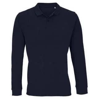 SOLS - "Planet" Poloshirt für Herren/Damen Unisex Langärmlig (Dunkelblau)