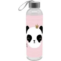 Geda Labels GmbH Trinkflasche Panda XOXO, Rosa, 500ml, spülmaschinengeeignet