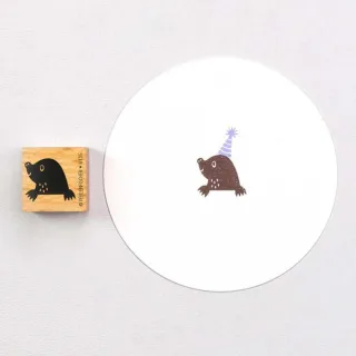 Perlenfischer Stempel Tiere: MAULWURFBABY
