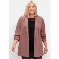 Sheego Blusenblazer Longblazer Langarm