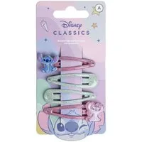 Cerda Haarclip Lilo & Stitch Set – 4-teiliges Kinder Haar-Accessoire für Mädchen, 4-tlg.