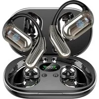 MOPUEA Bluetooth Kopfhörer Übersetzungs Kopfhörer Open-Ear-Kopfhörer Open-Ear-Kopfhörer (Clip-on Sport-Kopfhörer, Bluetooth 5.4, Offenes Ohrclip-Design, IPX7 Wasserdicht, Echtzeit-Übersetzung in 144 Sprachen, Ohrhörer Übersetzergerät für Übung, Büro,