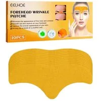 Montegoni Gesichtspflege-Set 10x Stirnfalten Patch Kollagen Anti Aging Patches Gesicht Mehrteiliges Anti Aging Patch Set, Selbstklebend Kollagen Hautglättend Feuchtigkeit Faltenreduzierend
