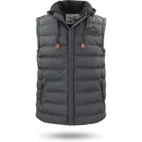 normani Steppweste Herren Winter-Steppweste Nanaimo Wattierte Winterweste - winddichter Bodywarmer Weste mit Kapuze