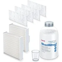 BEURER Ersatzfilter Kombiset zur Verwendung mit dem Beurer MK 500 Maremed Meeresklimagerät, Zubehör für maremed® MK 500, Vorfilter, Wasserfilter und Spezial-Meersalz