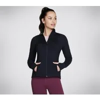 Skechers Trainingsjacke BOLD BLACK aus Nylon und Elasthan, erhältlich in den Größen XS bis XXXL