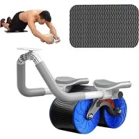 TUWENA Fitnessrolle Ab Roller Automatisches Rebound-Bauchrad, Ab Trainer für Zuhause
