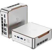 NiPoGi P2 Mini PC AMD Ryzen Embedded R2544, 8/16GB RAM, 256GB SSD,bis 3,7 GHz Mini-PC (AMD Ryzen R2544 R2544, AMD Radeon™ Graphics, 8 GB RAM, 256 GB SSD, Lüfterkühlung, Windows 11 Pro, 4C/8T, WIFI 5, Bluetooth 4.2, Ethernet, HDMI, 4K UHD)