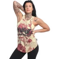 YAKUZA Tanktop Mesh Rose