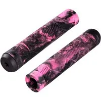 FORCE Fahrradlenkergriff Griffe FORCE BMX145 Gummi, schwarz-rosa