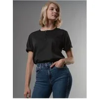 Trigema T-Shirt TRIGEMA T-Shirt mit Knopfleiste DELUXE Baumwolle (1-tlg)