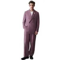 Next Sakko Doppelreihiges Loose Fit Anzugsakko mit Brosche (1-tlg)