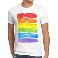style3 T-Shirt Regenbogenflagge lgbt liebe toleranz