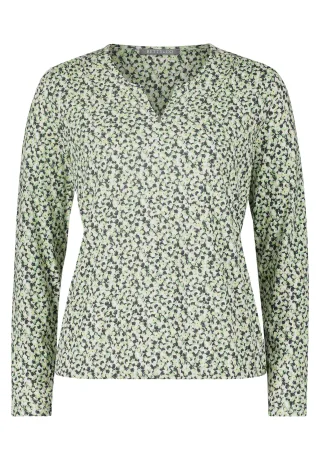 Betty & Co - Blusenshirt green-nature - Gr. - XL