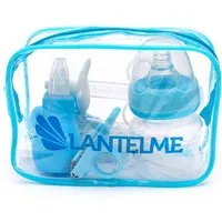 Lantelme Babypflege-Set 8-teilig Baby Erstausstattung Babypflege für Neugeborene Farbwahl, 9 tlg., Pflegeartikel fürs Baby, Geschenkset zur Geburt für Zuhause auf Reise