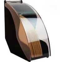 KINSI Papierfilter Kaffeefilter-Halter, Filterpapier-Organisator, Aufbewahrungszubehör, Acryl-Material, große Kapazität, geeignet für Familie und so weiter