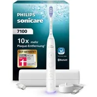 Philips Sonicare Elektrische Zahnbürste Series 7100 HX7421/01, Aufsteckbürsten: 1 St., mit visueller Andruckkontrolle, 7 Putzeinstellungen, inkl. Reiseetui