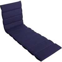 LILENO HOME Liegenauflage perfekt für Strandliege, Sonnenliege Auflage, Gartenliege Auflage, (1er Set), 1er Set Polster Auflage für Rollliegen Dunkelblau