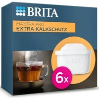 BRITA Wasserfilter Kartusche MAXTRA PRO Extra Kalkschutz (6er-Pack) Halbjahrespack, Original Ersatz-Wasserfilter für alle BRITA Kannen, filtert Kalk