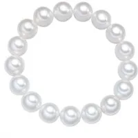 Yokoamii Perlenarmband weiß, mit Muschelkernperle