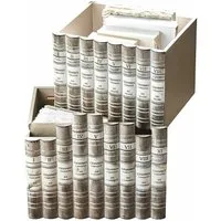 Mirabeau Dekokorb Box 2er Set Yelivor antikgrau/braun (2er Set, 2er Set)