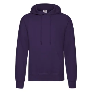 Fruit of the Loom - "Classic" Kapuzenpullover mit Kapuze für Herren (Violett)