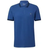 s.Oliver Poloshirt Poloshirt Kragen, Knopfleiste, Logo-Patch