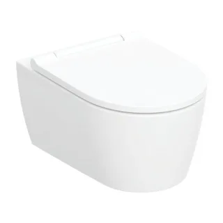 Geberit One Wand-Tiefspül-WC 500201011 mit WC-Sitz, weiß/weiß KeraTect
