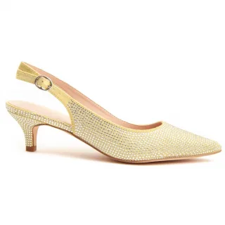 Montevita High Heel Festschuh5 Gelb