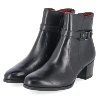 Tamaris Ankle Boots - Gr. 36 - Schwarz - Glattleder