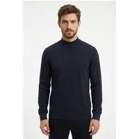 BOSS ORANGE Langarmshirt Te explorer Rundhalsausschnitt, Saum- und Ärmelbündchen