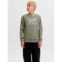 Jack & Jones Junior Sweatshirt JJELOGO SWEAT CREW 2 COL AW26 SN JNR Baumwolle, regular fit