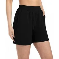 Smilodox Shorts Corry, lockere Freizeithose mit breitem Bund & Eingrifftaschen Radlerhose weiches Material, Bequeme Sommershorts, Alltag Relax
