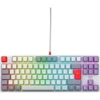 XTRFY K4V2, Gaming-Tastatur grau, DE-Layout, Cherry MX2A Red