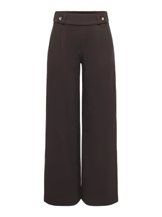 JDY - Marlene-Hose mit weitem Bein braun - Gr. - 32