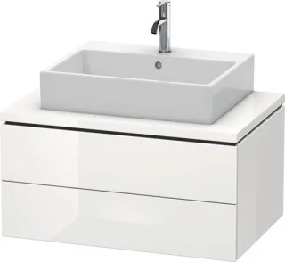 Duravit L-Cube Konsolenwaschtischunterbau wandhängend Weiß Hochglanz 820x547x400 mm - LC581708585 LC581708585