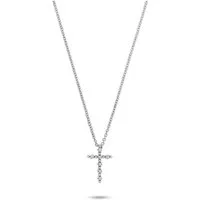 CHRIST Collier CHRIST Damen-Kette 7 Diamant Kreuz