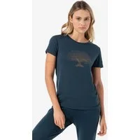SUPER.NATURAL Print-Shirt Merino T-Shirt W TREE OF KNOWLEDGE TEE geruchshemmender Merino-Materialmix