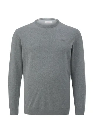 s.Oliver - Strickpullover grau - Gr. - 5XL