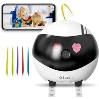 Enabot Smart Home Kamera EBO Air: Haustier‑Kameraroboter mobil mit KI‑Integration & HD‑Stream (Innenbereich)