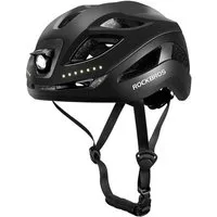 ROCKBROS Fahrradhelm ZK-077, Helm mit integrierter Rundum LED Beleuchtung
