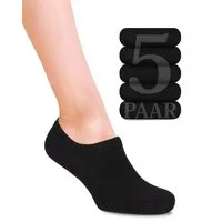 Fiera Besa Sneakersocken 5 Paar Damen & Herren, Unisex-Socken, Füßlinge