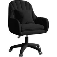 HawthyHome Bürostuhl Ergonomischer Homeoffice-Stuhl, 360° Drehbar & Höhenverstellbar (1 St), Samtbezug mit Kopfkissen, ideal für Arbeitszimmer & Schlafzimmer