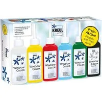 Kreul Sticker KREUL Window Color Hobby Line "Glas Design", Aktions-Set
