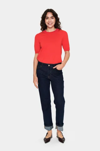 Strickpullover Classic fit red