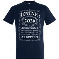 Youth Designz T-Shirt RENTNER 2026 Herren T-Shirt Rente Geschenk mit lustigem Spruch zum Ruhestand